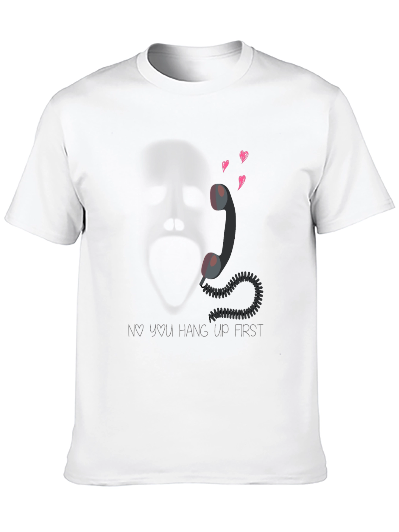 Scream Movie Phone T-Shirt - Ghostface Valentines Day Gift