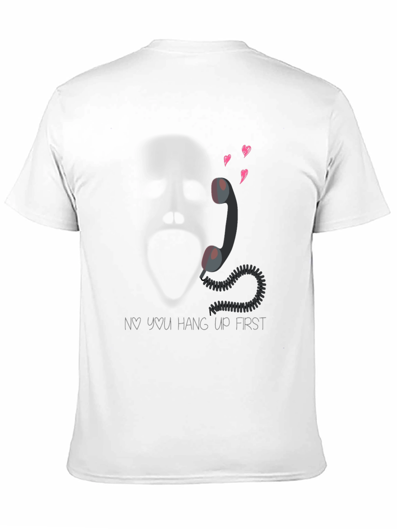 Scream Movie Phone T-Shirt - Ghostface Valentines Day Gift