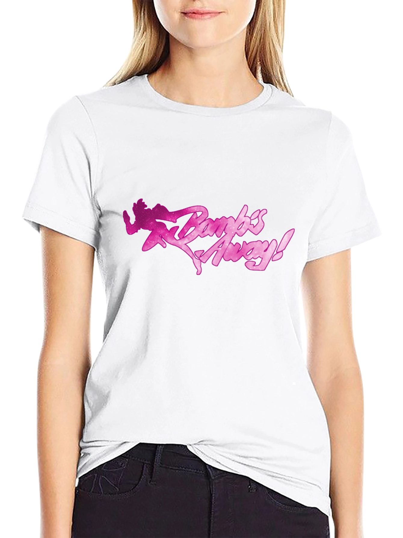 Bambs Away! Black Graphic Tee
