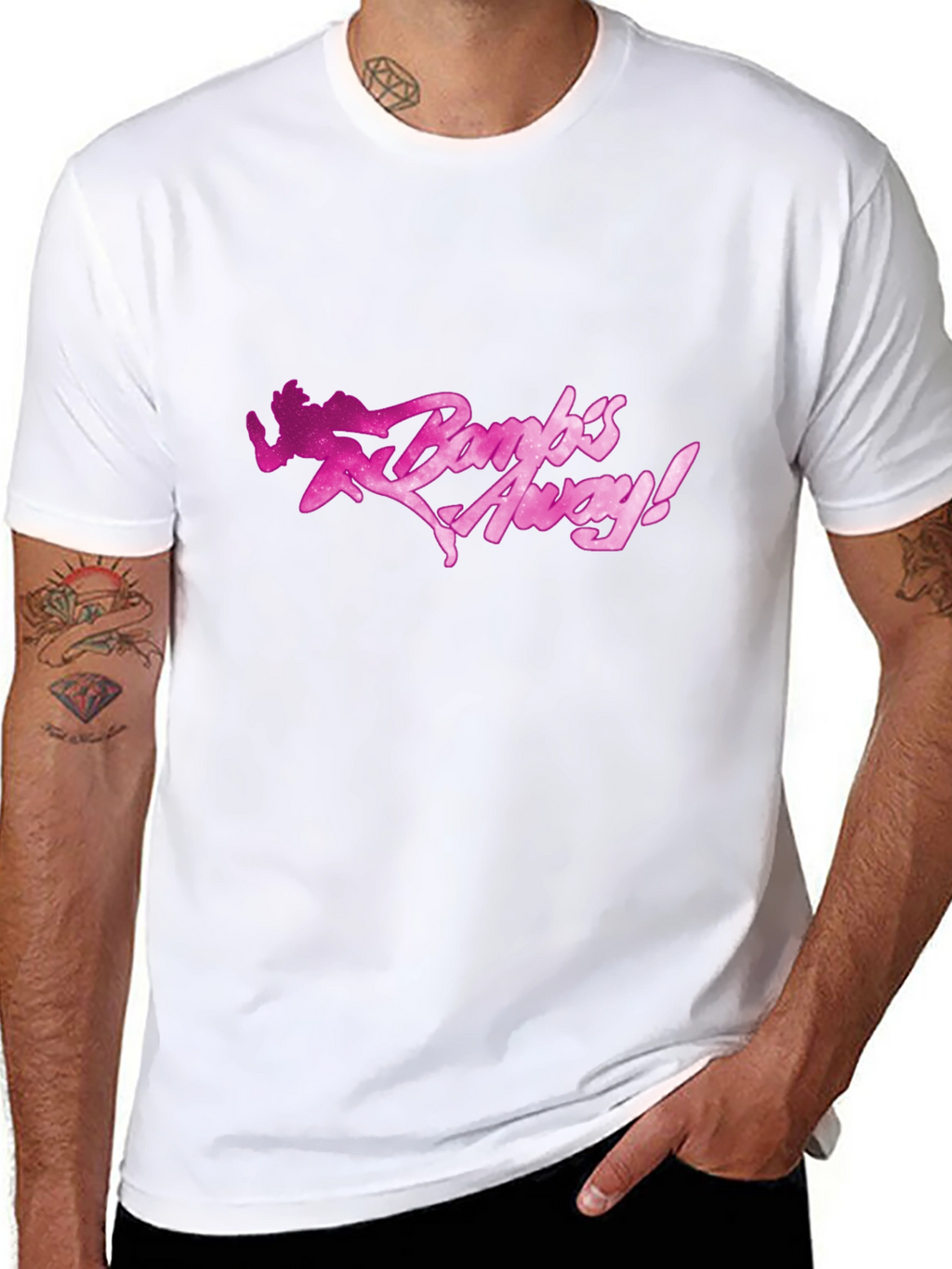 Bambs Away! Black Graphic Tee