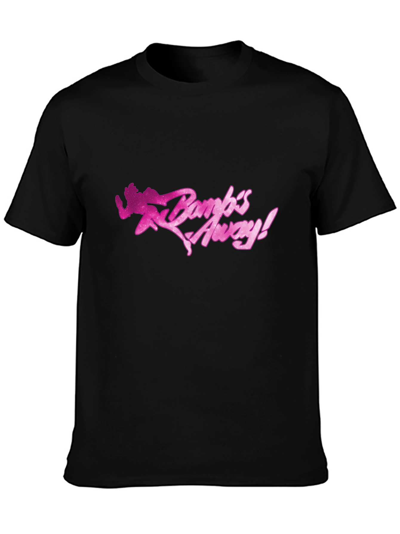 Bambs Away! Black Graphic Tee