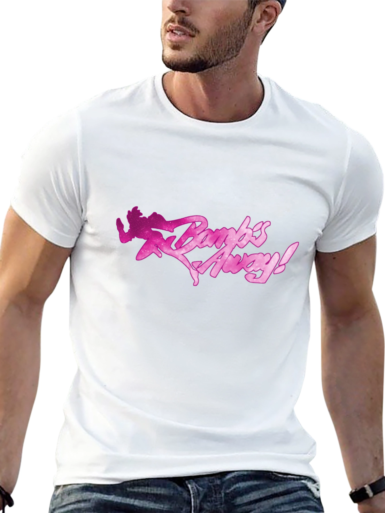 Bambs Away! Black Graphic Tee