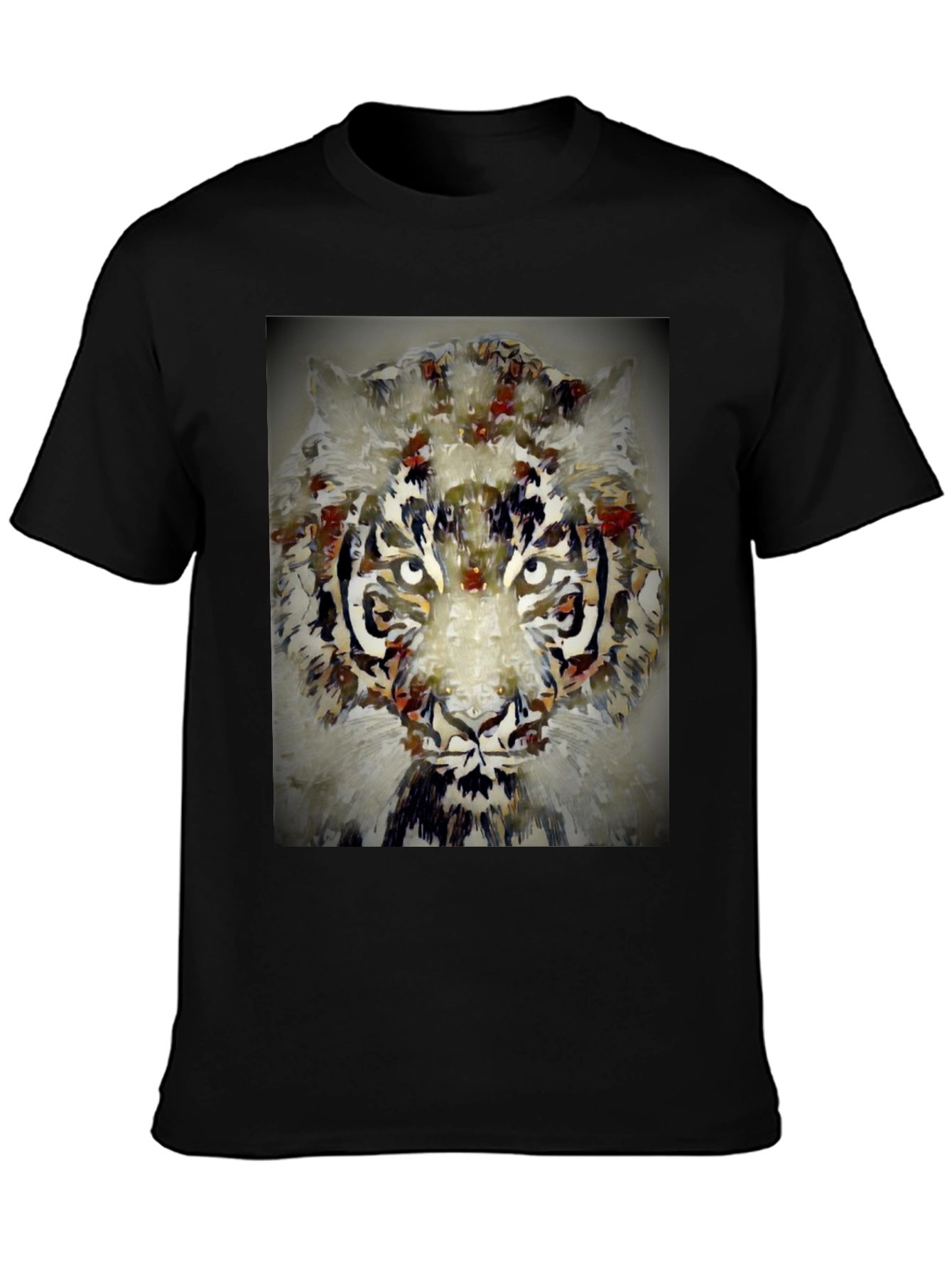 Abstract Tiger Graphic Tee