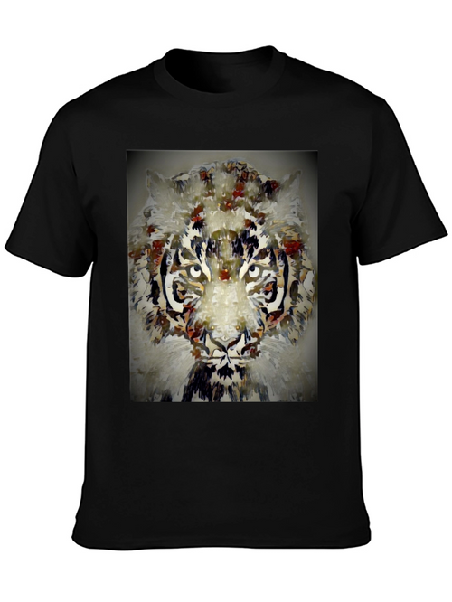 Abstract Tiger Graphic Tee