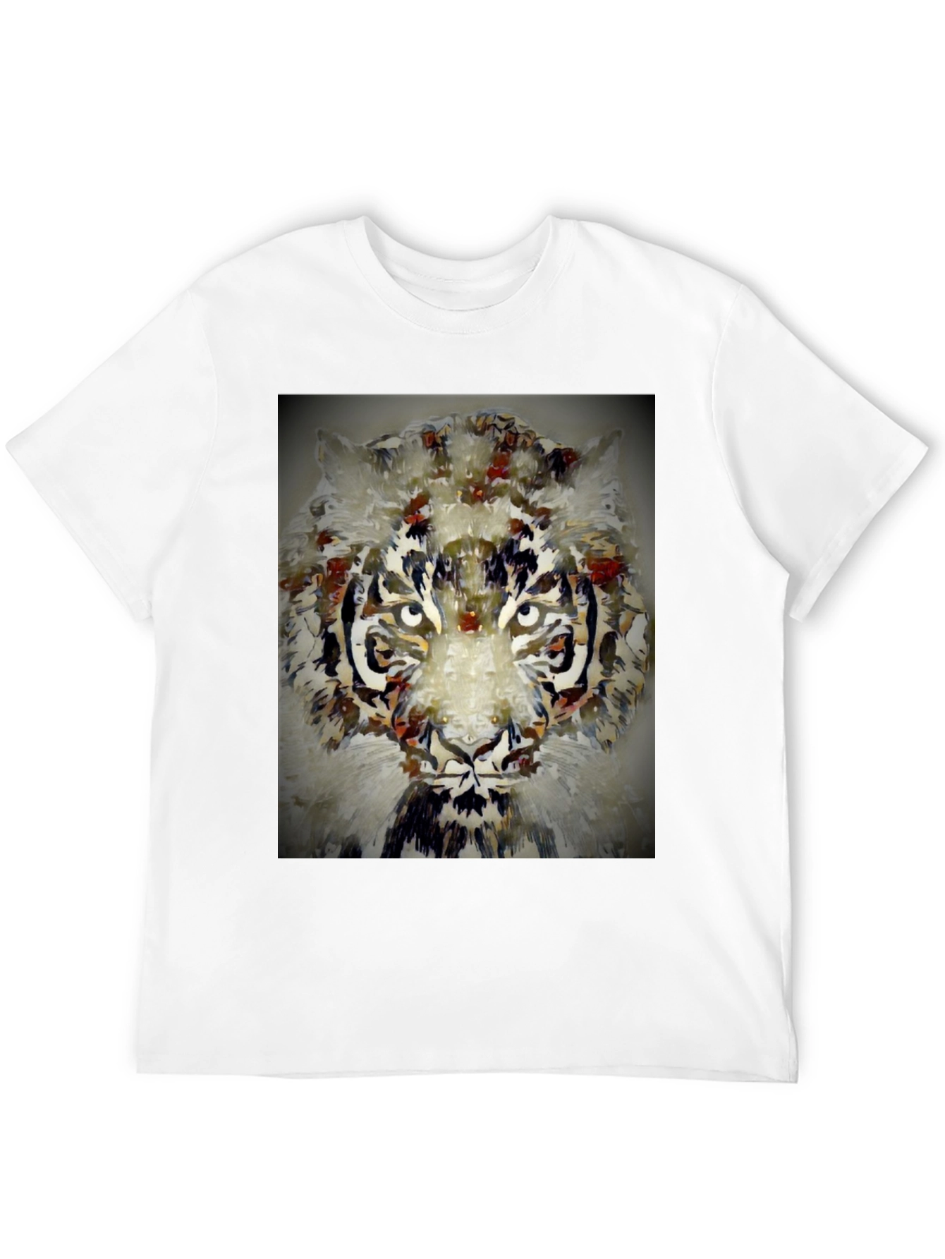 Abstract Tiger Graphic Tee