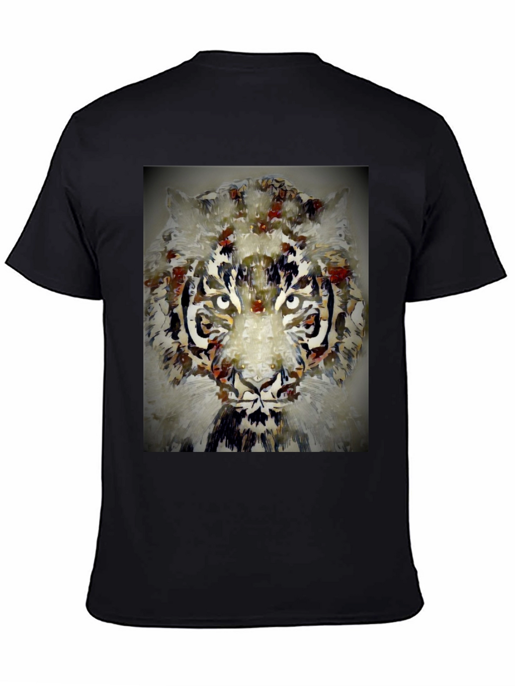 Abstract Tiger Graphic Tee