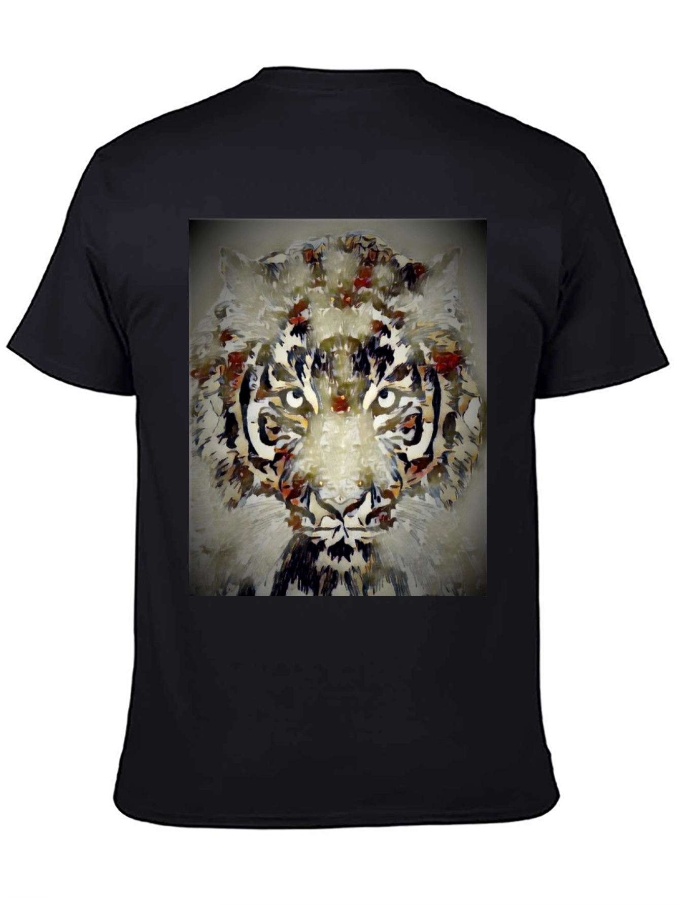 Abstract Tiger Graphic Tee