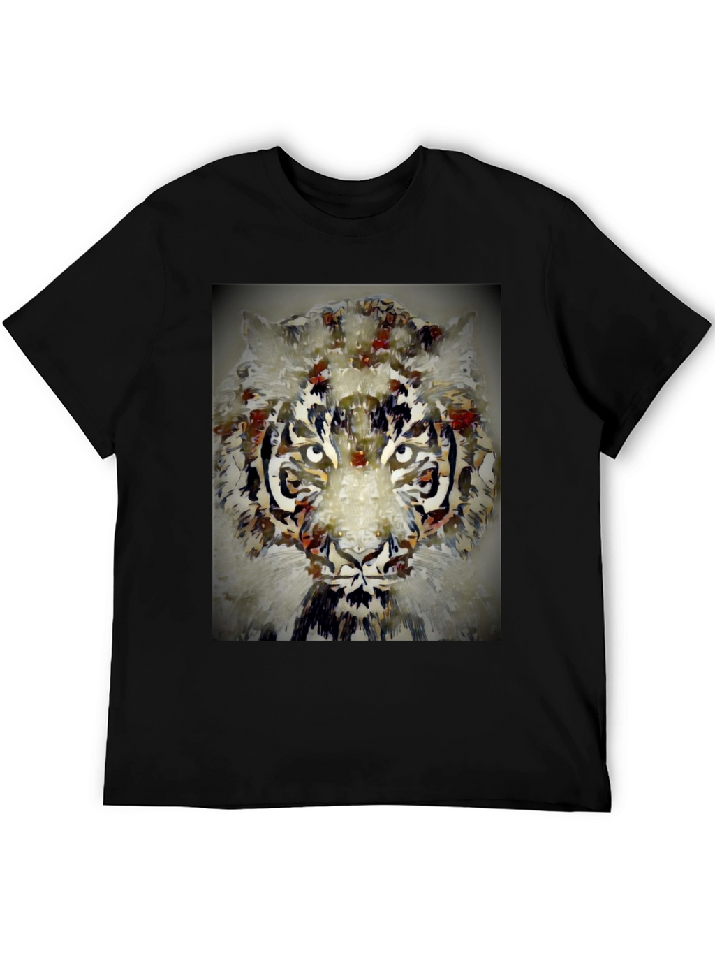 Abstract Tiger Graphic Tee