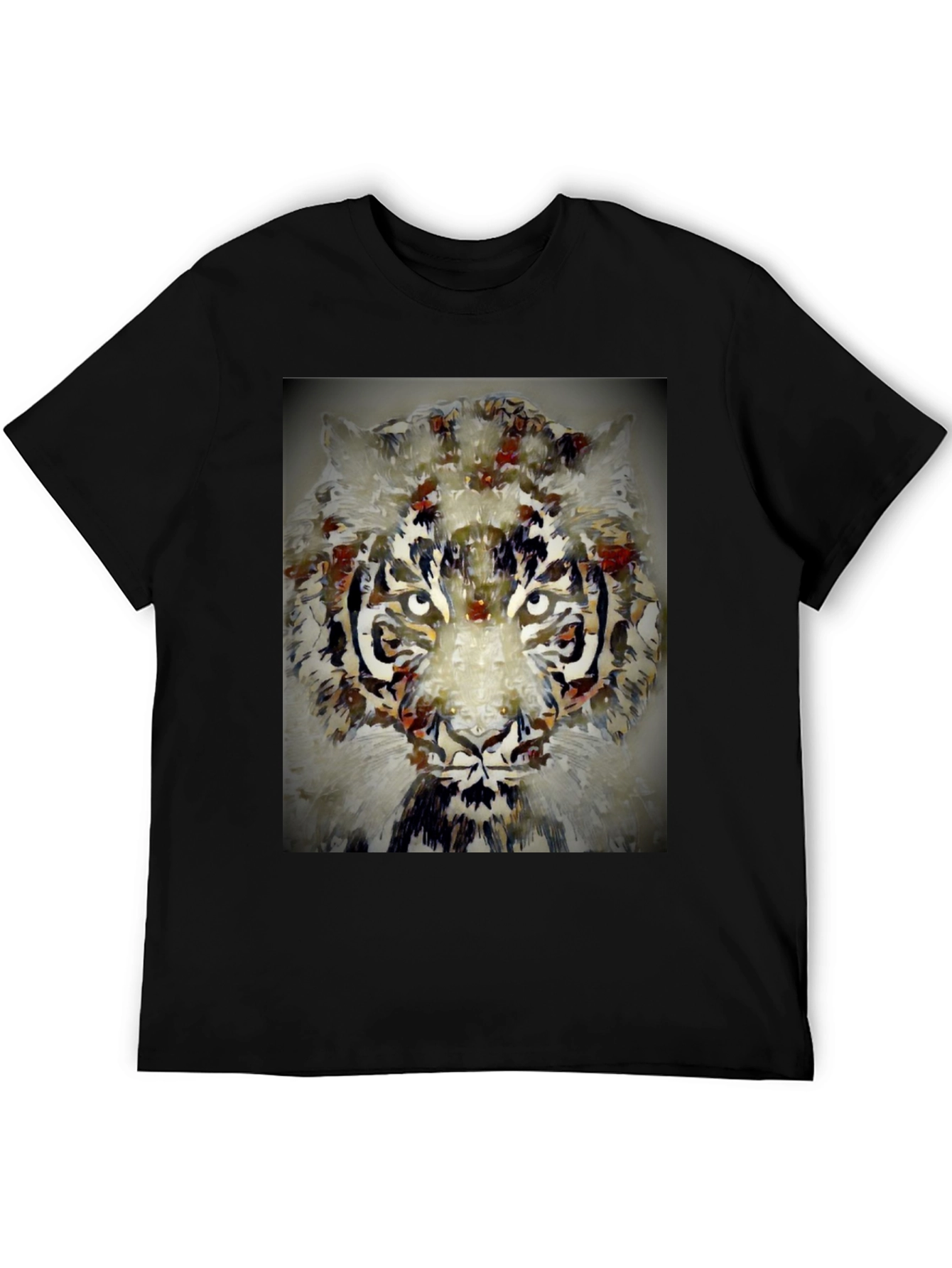 Abstract Tiger Graphic Tee