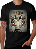 Abstract Tiger Graphic Tee