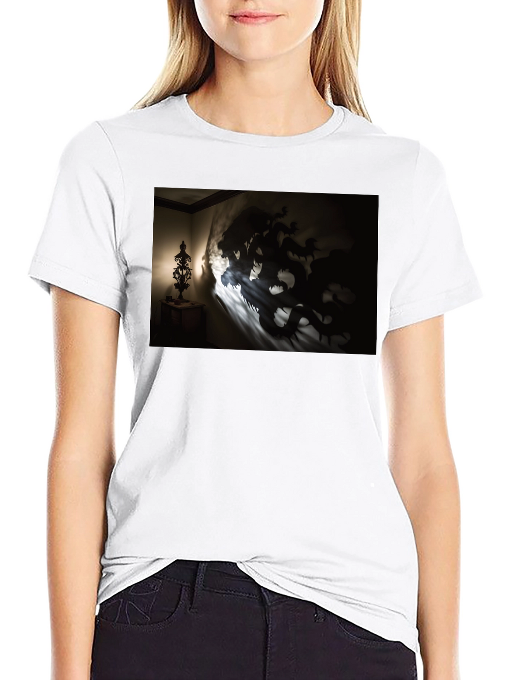 Shadow Dragon Graphic Black Tee