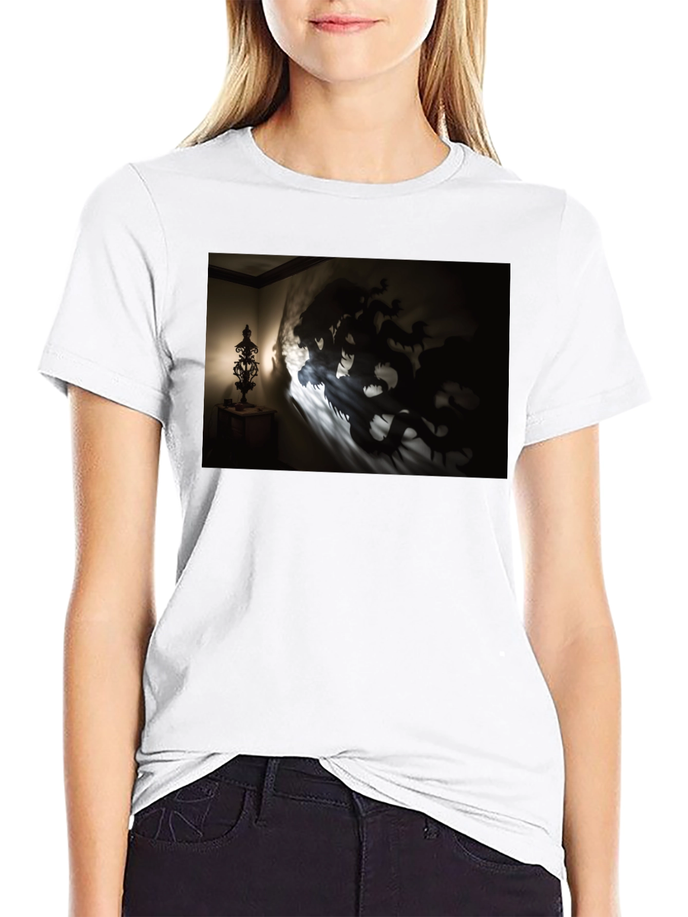 Shadow Dragon Graphic Black Tee