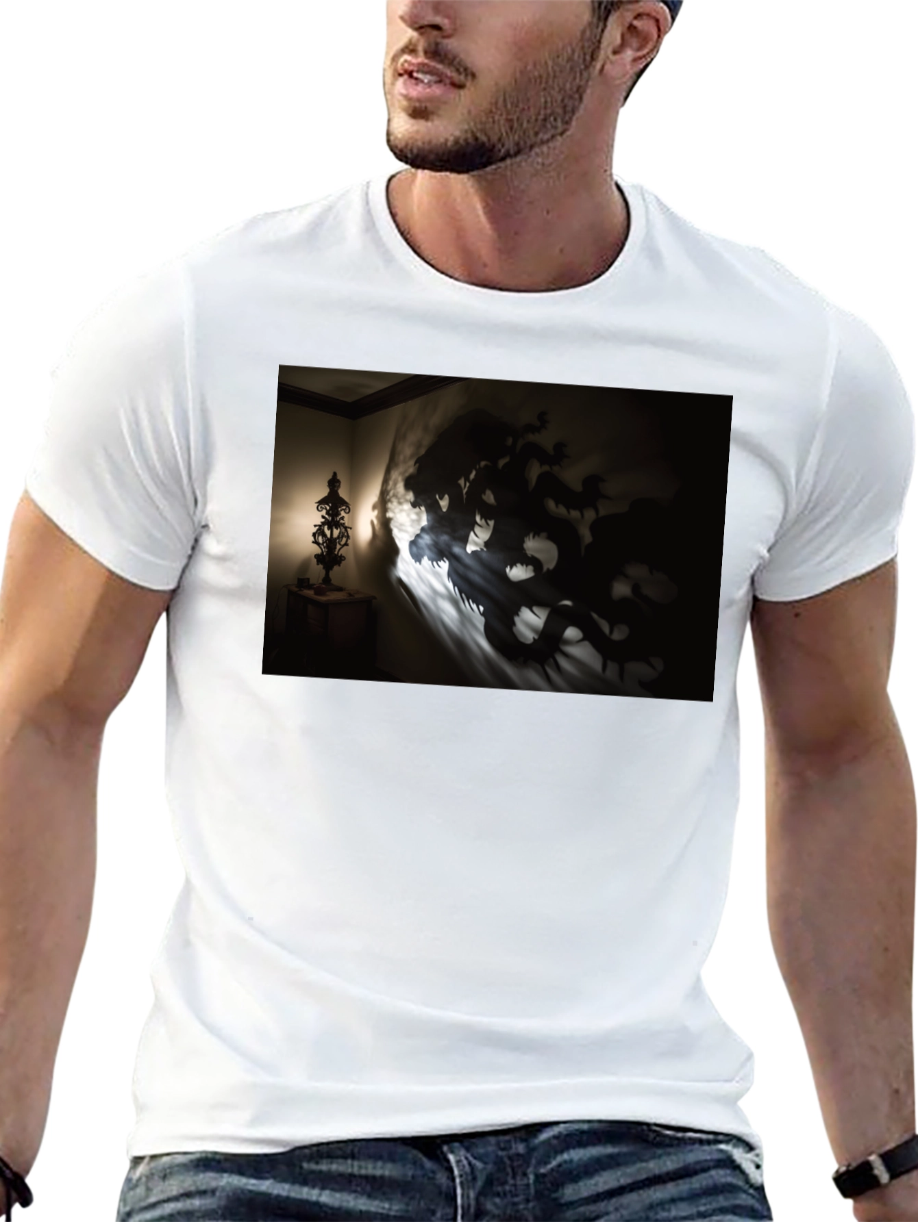 Shadow Dragon Graphic Black Tee
