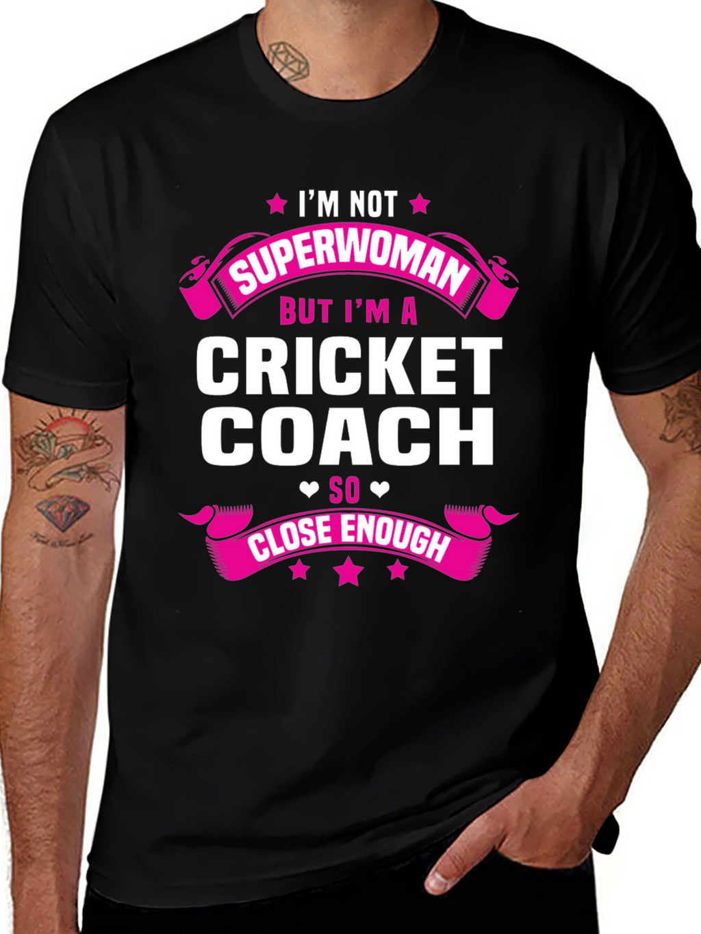 Cricket Coach T-Shirt - Superwoman Funny Tee
