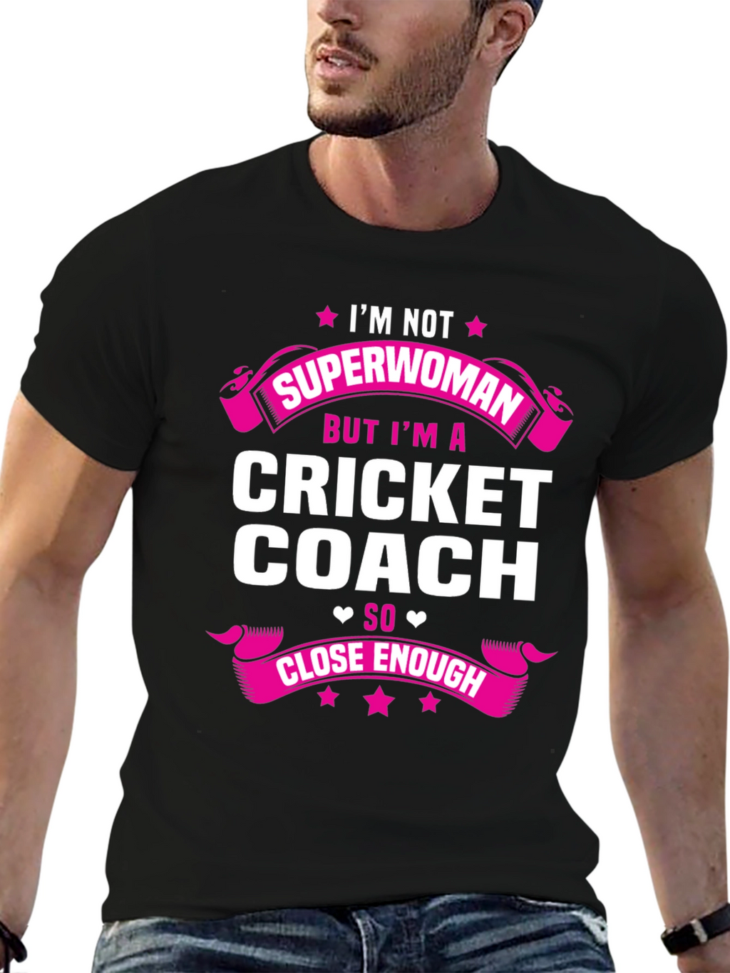 Cricket Coach T-Shirt - Superwoman Funny Tee