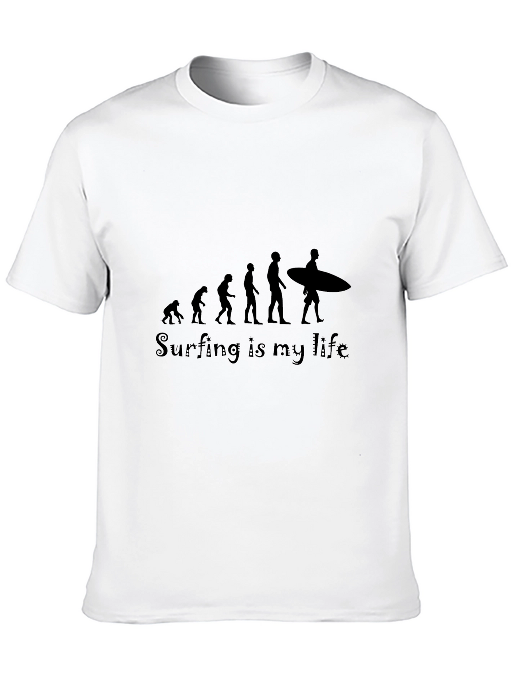 Surfing Evolution T-Shirt - My Life