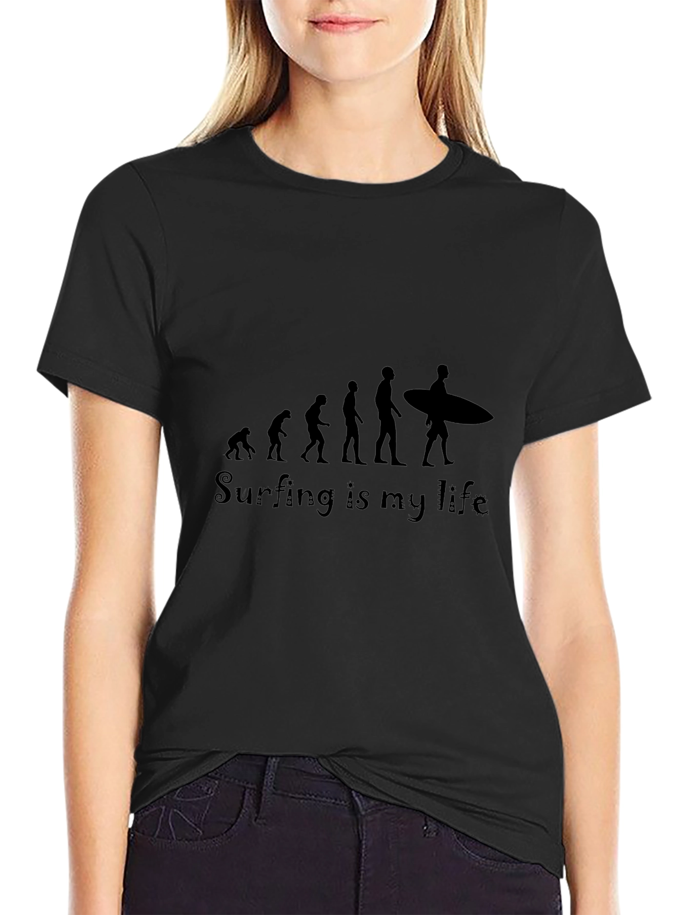 Surfing Evolution T-Shirt - My Life