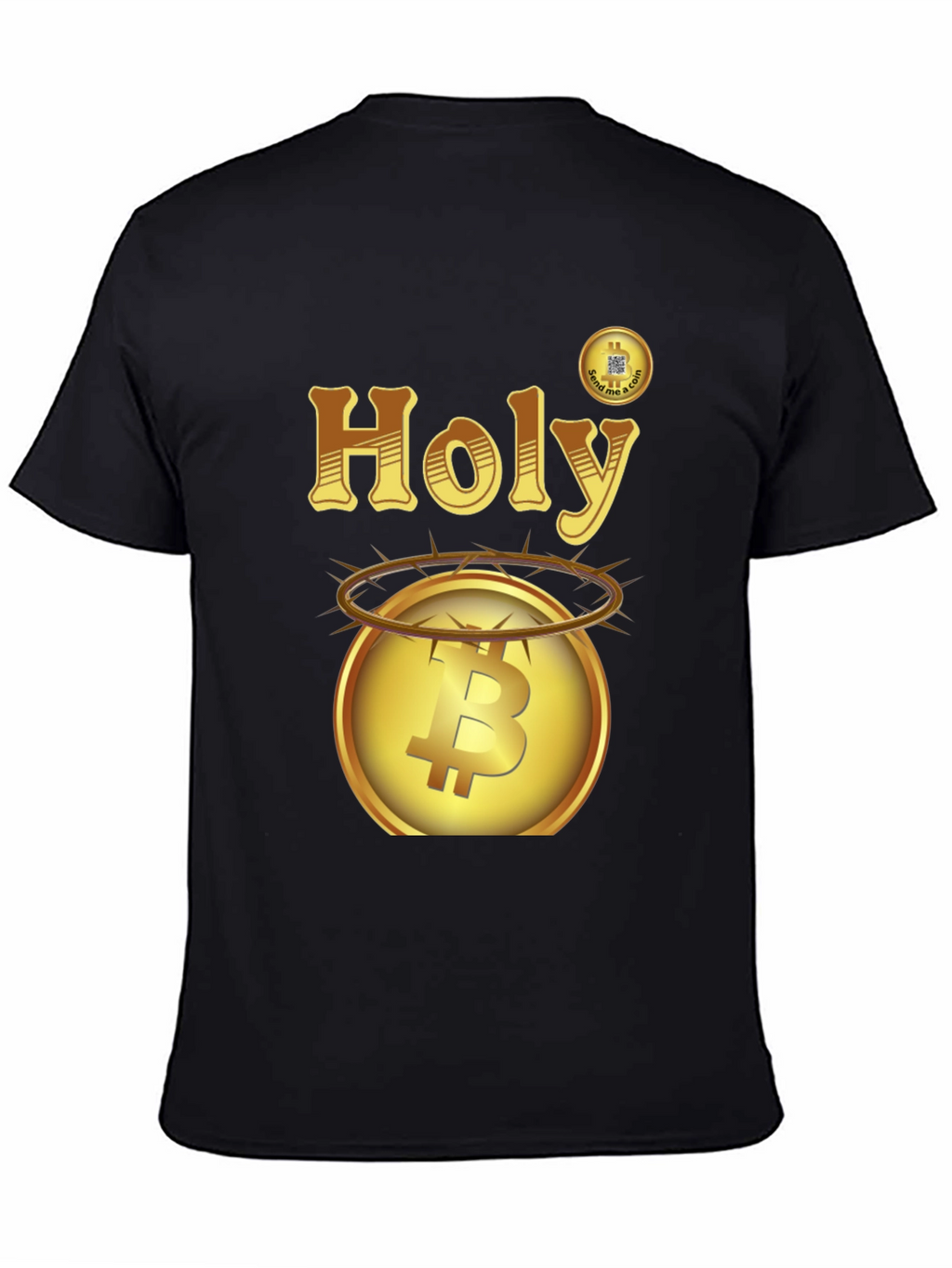 Holy Bitcoin Graphic Tee - Cryptocurrency T-Shirt