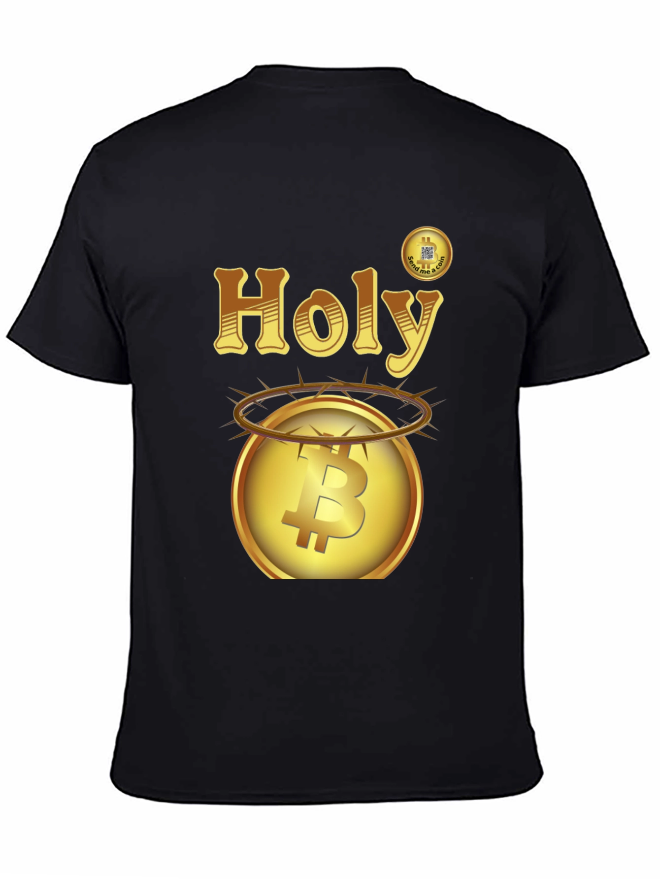 Holy Bitcoin Graphic Tee - Cryptocurrency T-Shirt