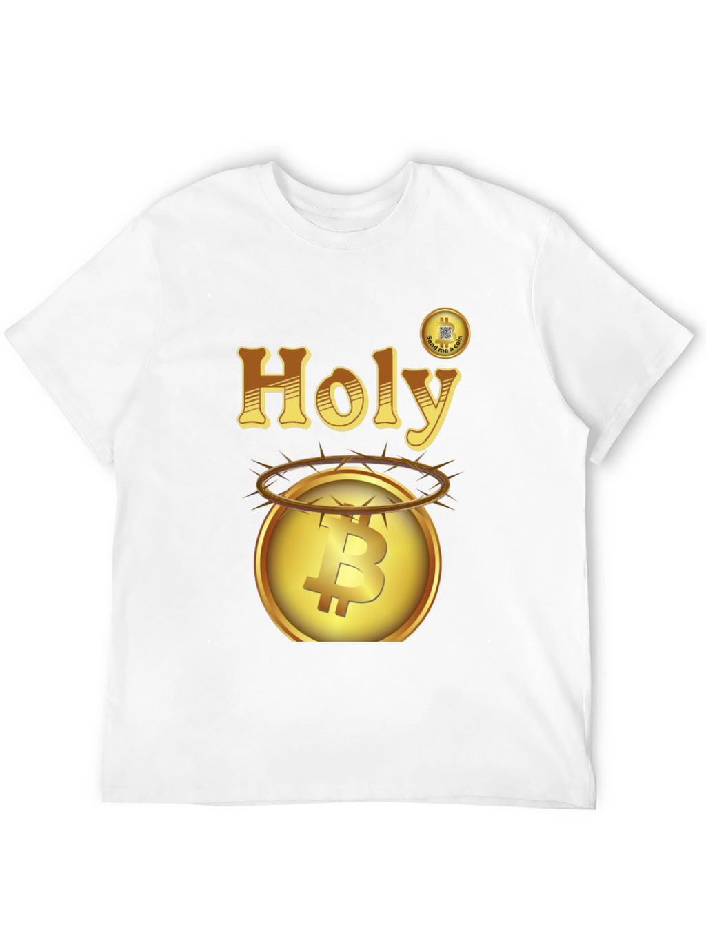 Holy Bitcoin Graphic Tee - Cryptocurrency T-Shirt