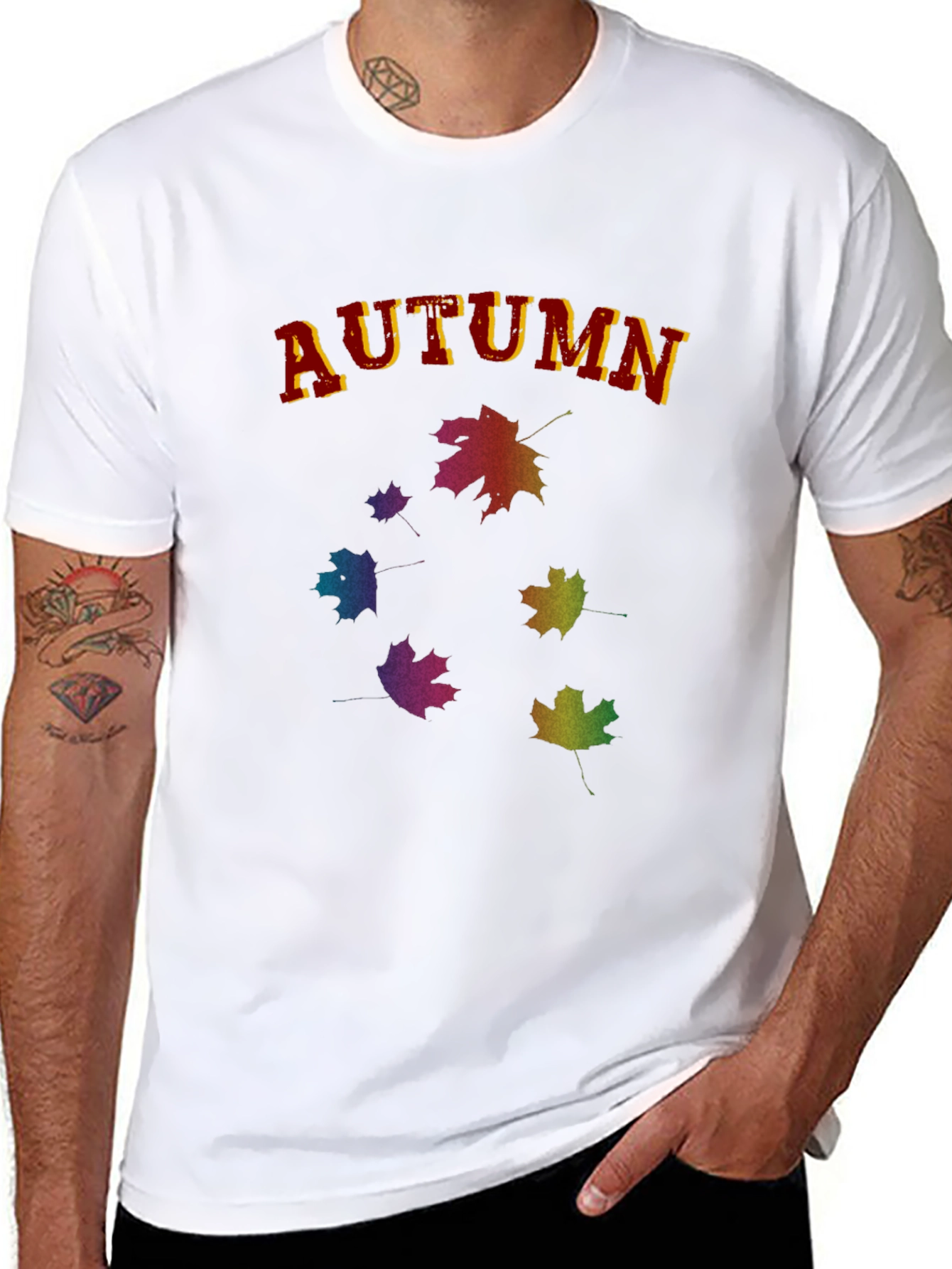 Autumn Leaves Graphic T-Shirt