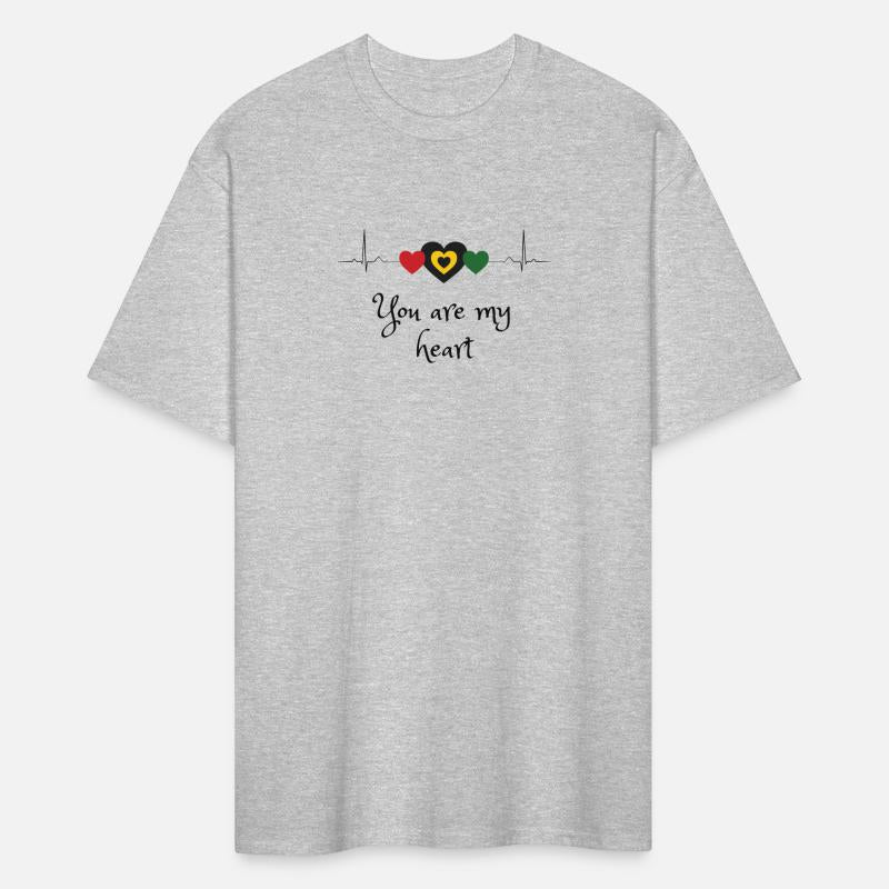 YOU ARE MY HEART BLACK HISTORY EXPRESSIVE T_SHIRT