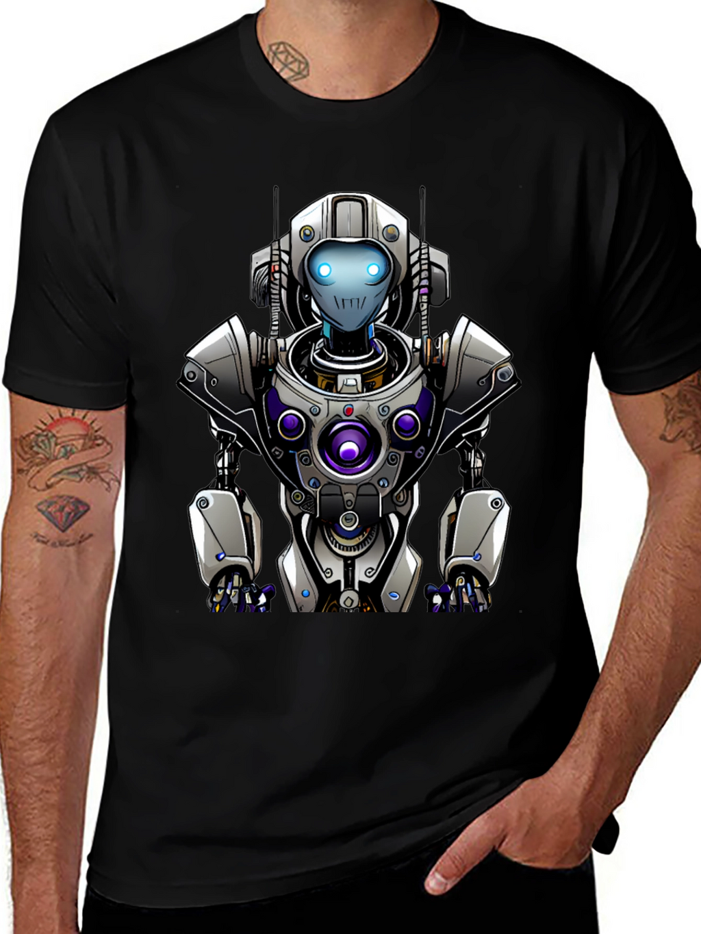 Robot T-Shirt - Futuristic Design