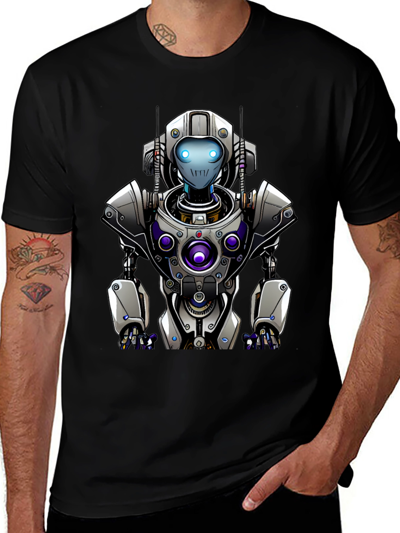 Robot T-Shirt - Futuristic Design