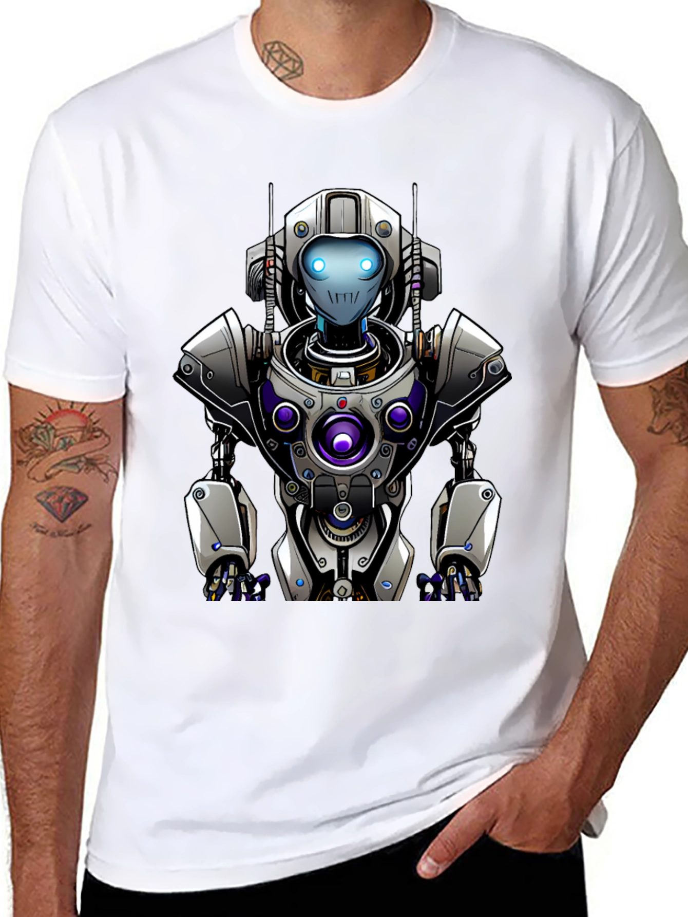 Robot T-Shirt - Futuristic Design