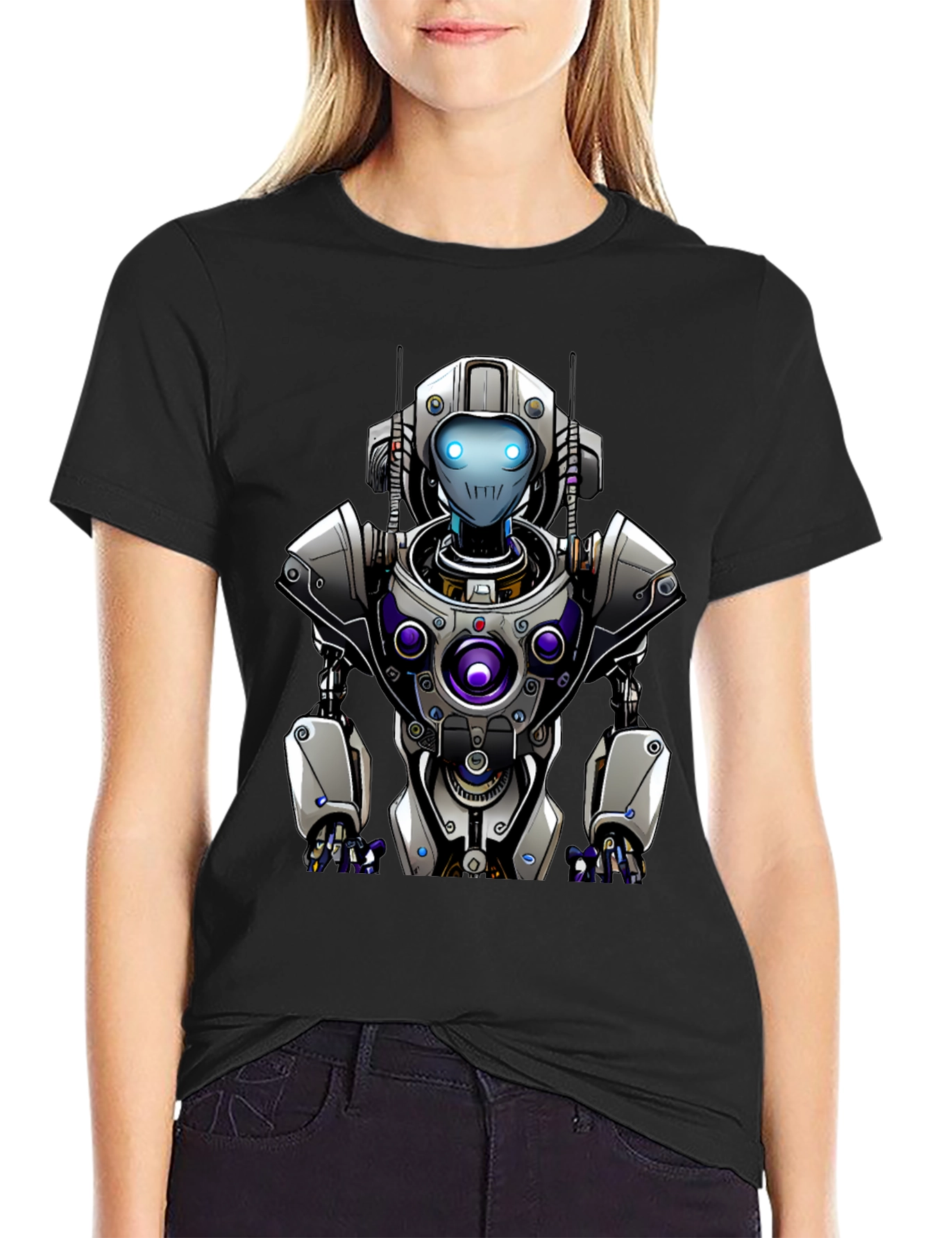 Robot T-Shirt - Futuristic Design