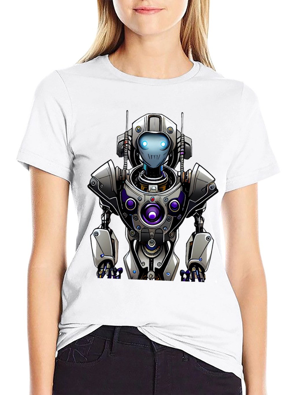 Robot T-Shirt - Futuristic Design