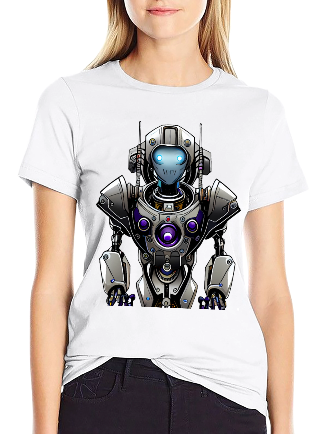 Robot T-Shirt - Futuristic Design