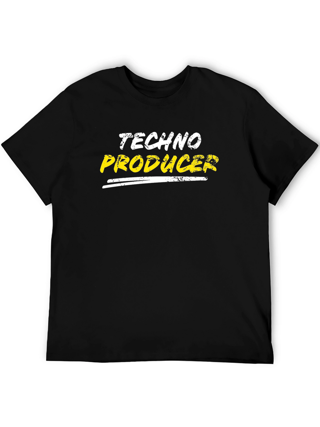 Techno Producer Black T-Shirt - Music Lovers Tee