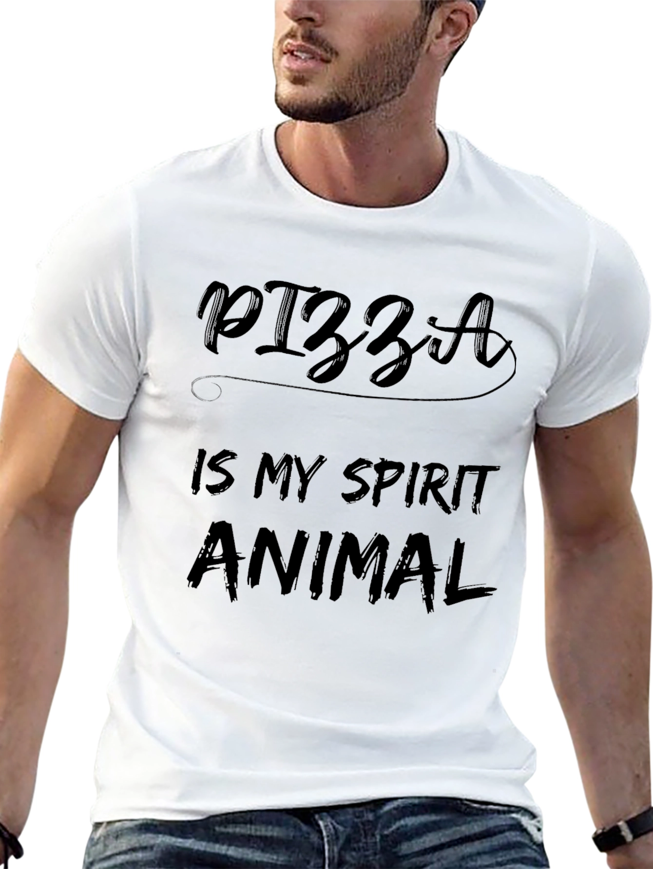 Pizza Is My Spirit Animal - Funny Graphic Tee
