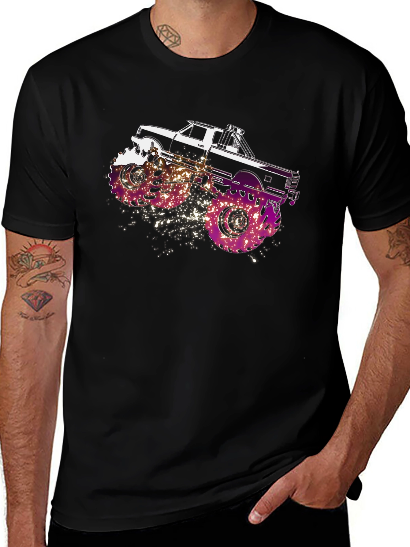 Monster Truck Graphic T-Shirt - Bold Design