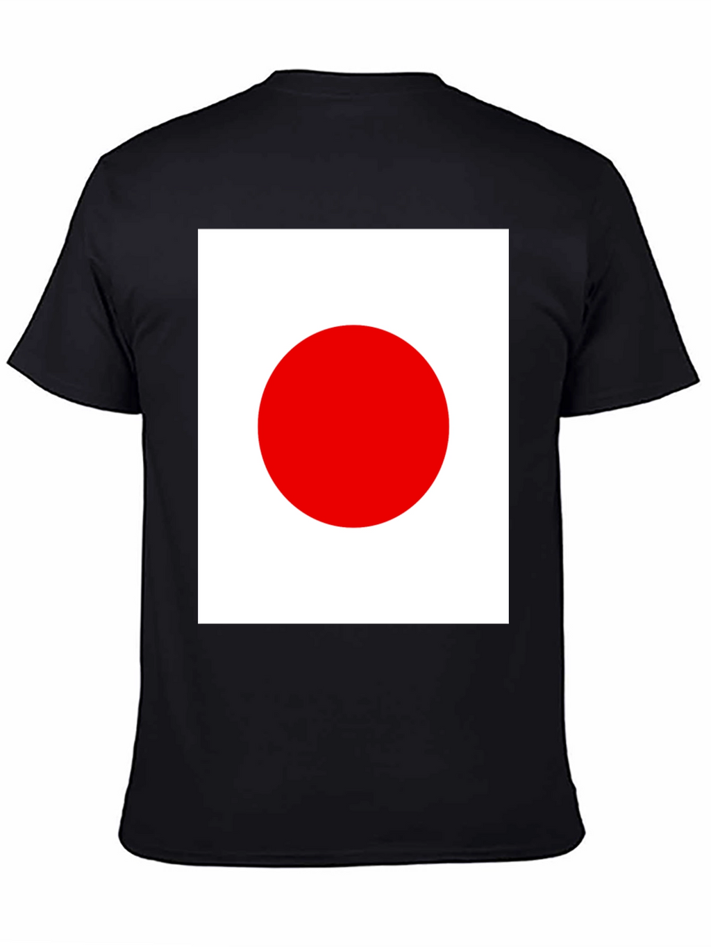 Japanese Flag Graphic Black T-Shirt