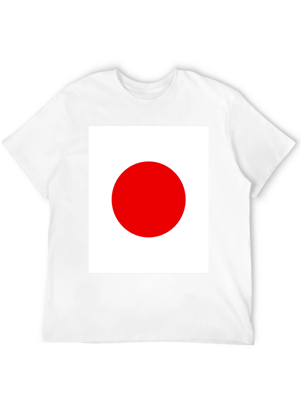 Japanese Flag Graphic Black T-Shirt