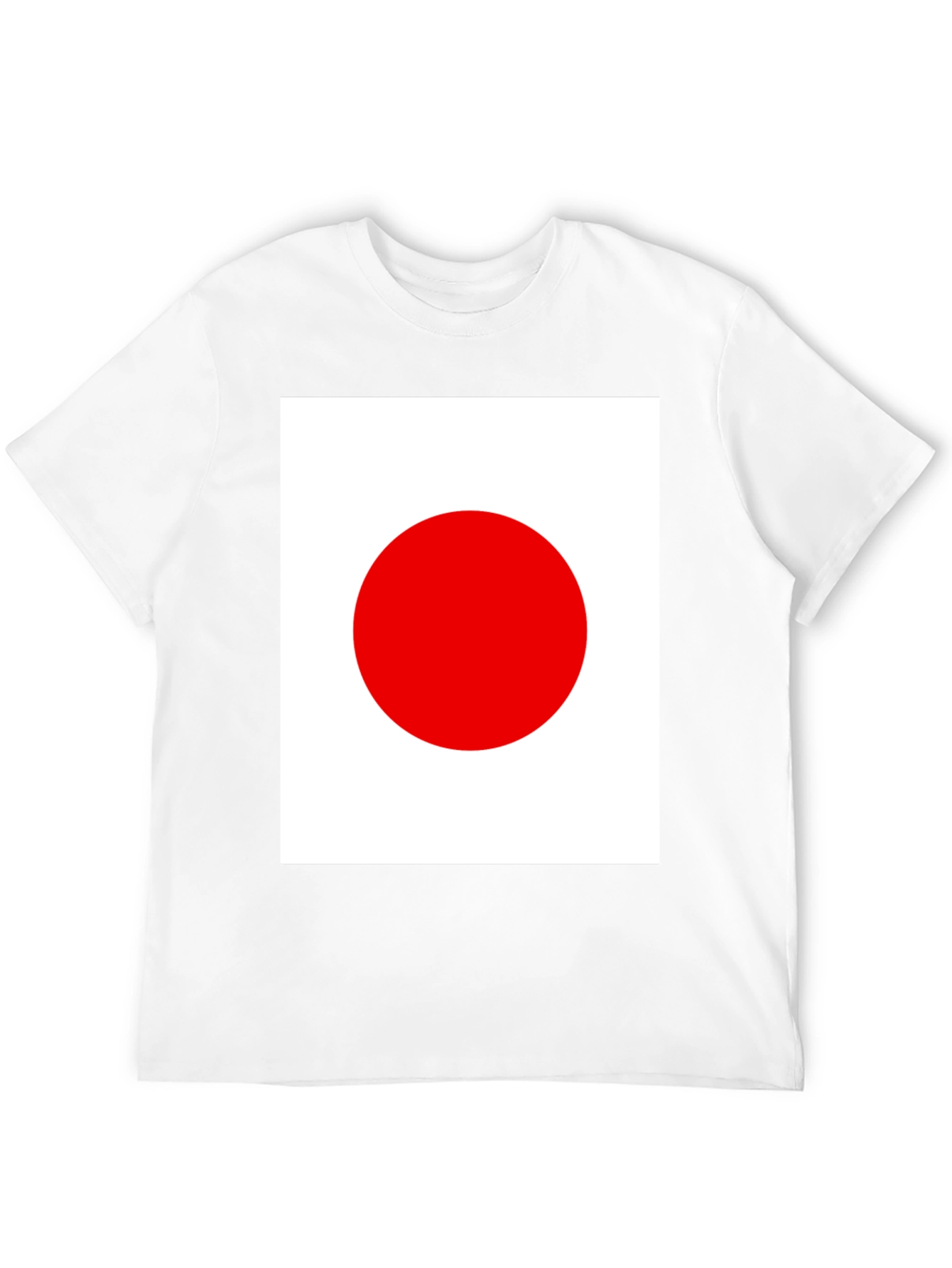 Japanese Flag Graphic Black T-Shirt