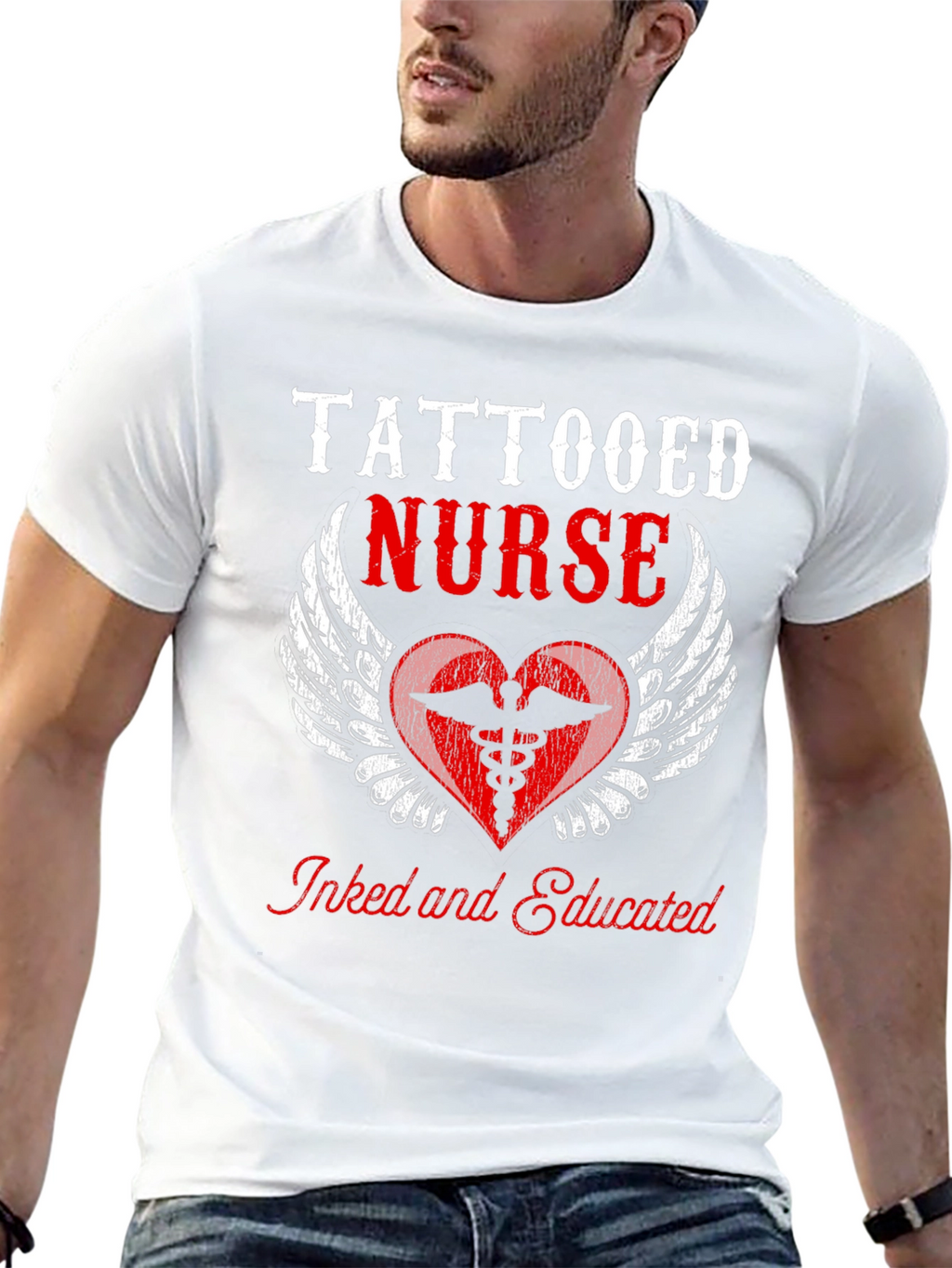 Tattooed Nurse Graphic Tee