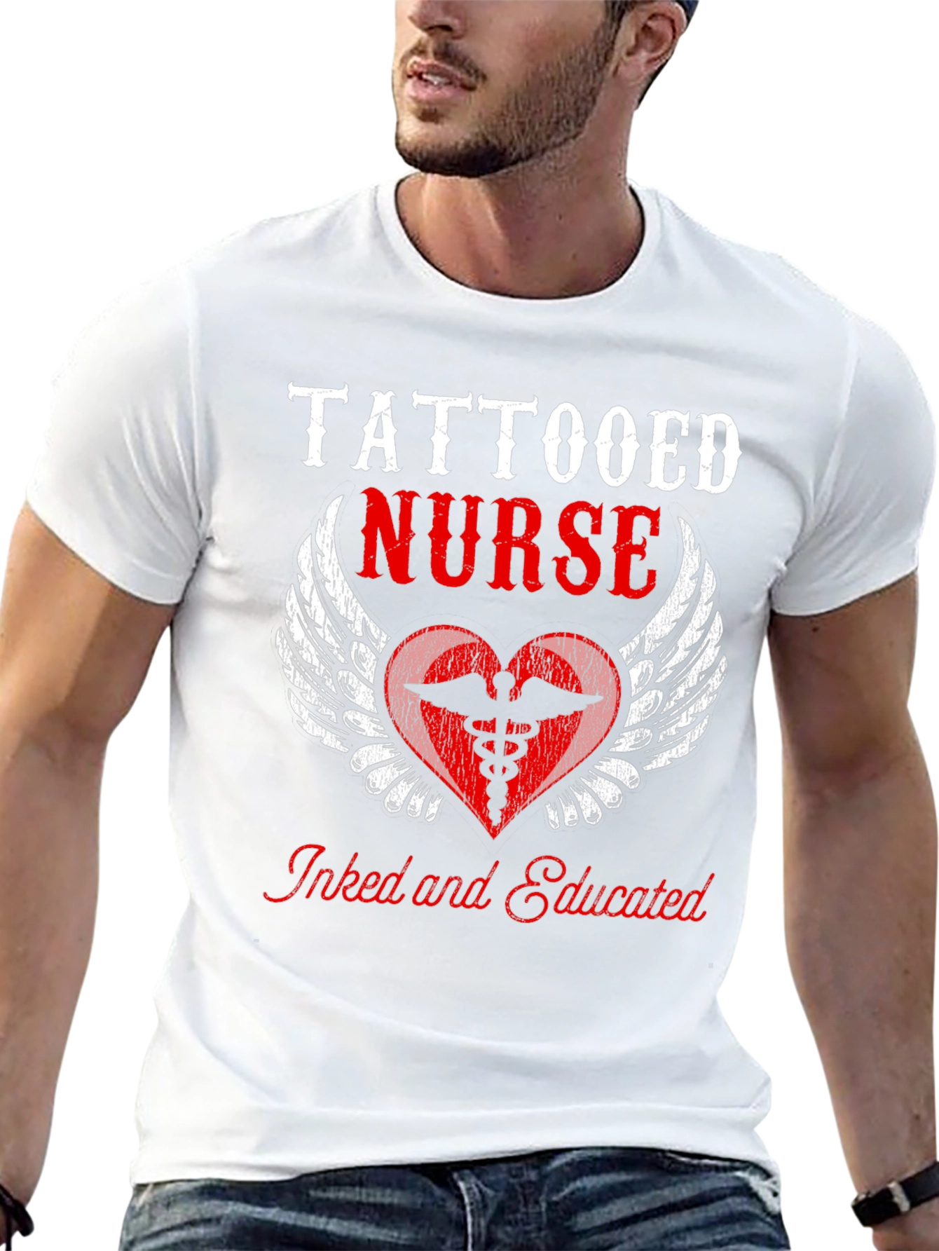 Tattooed Nurse Graphic Tee