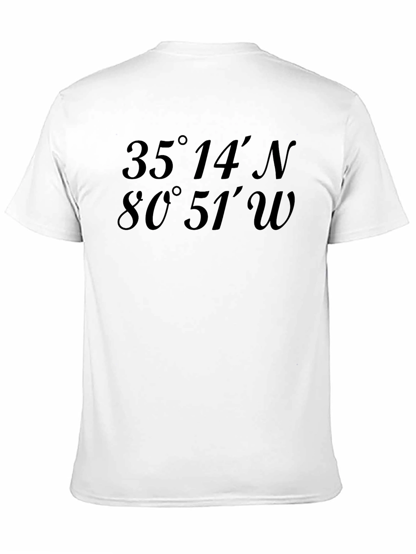 Latitude Longitude Coordinates Graphic T-Shirt