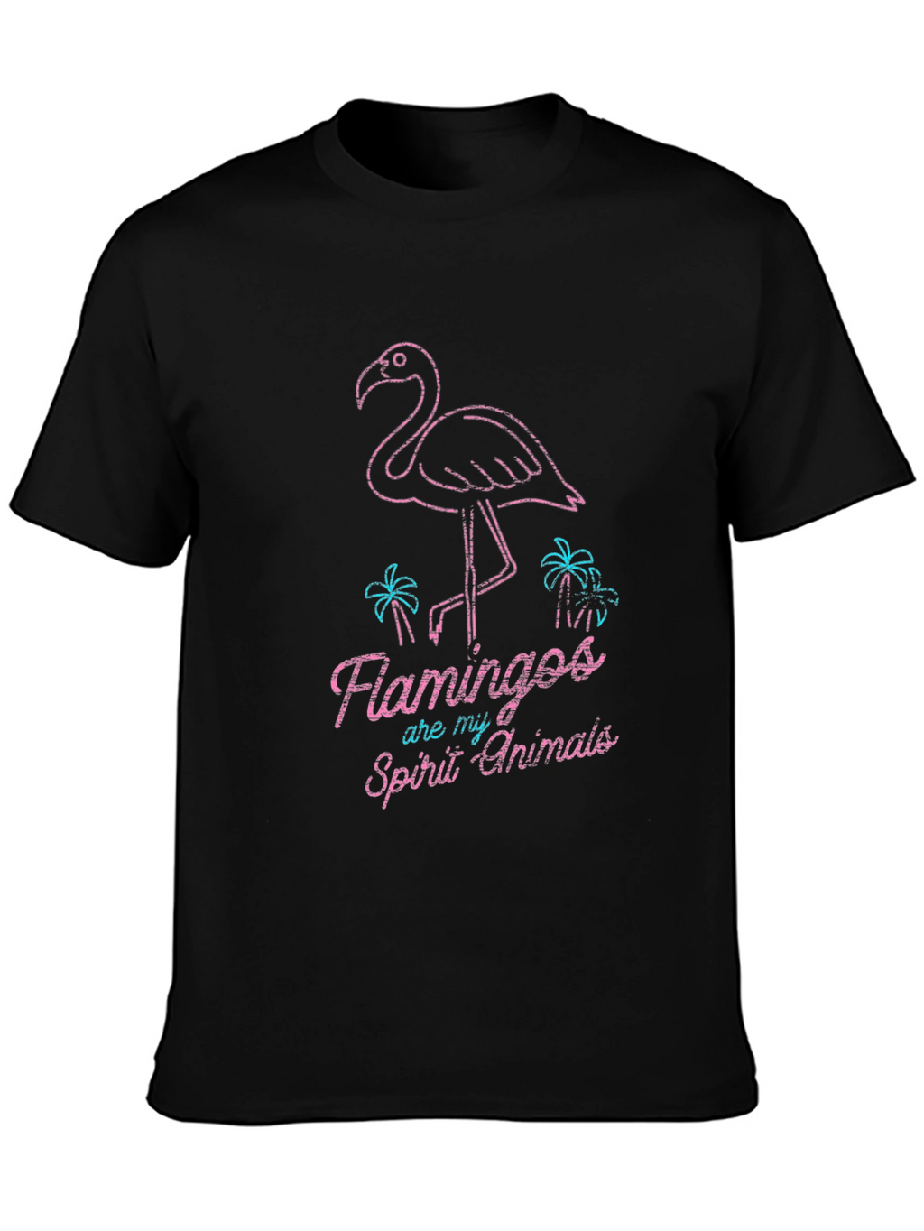 Flamingo Spirit Animal Graphic Tee
