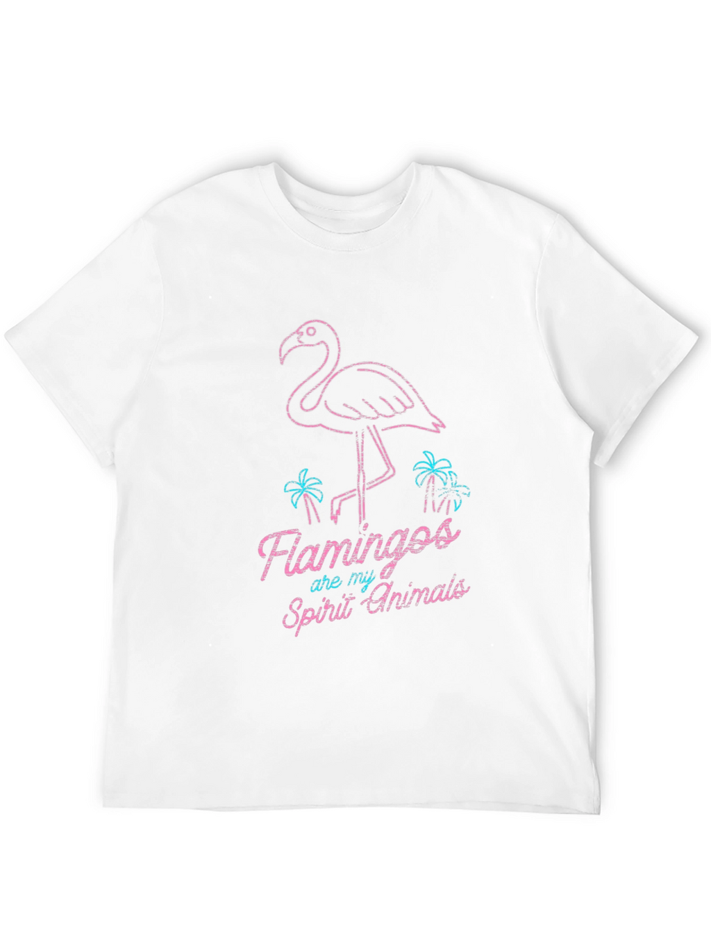 Flamingo Spirit Animal Graphic Tee