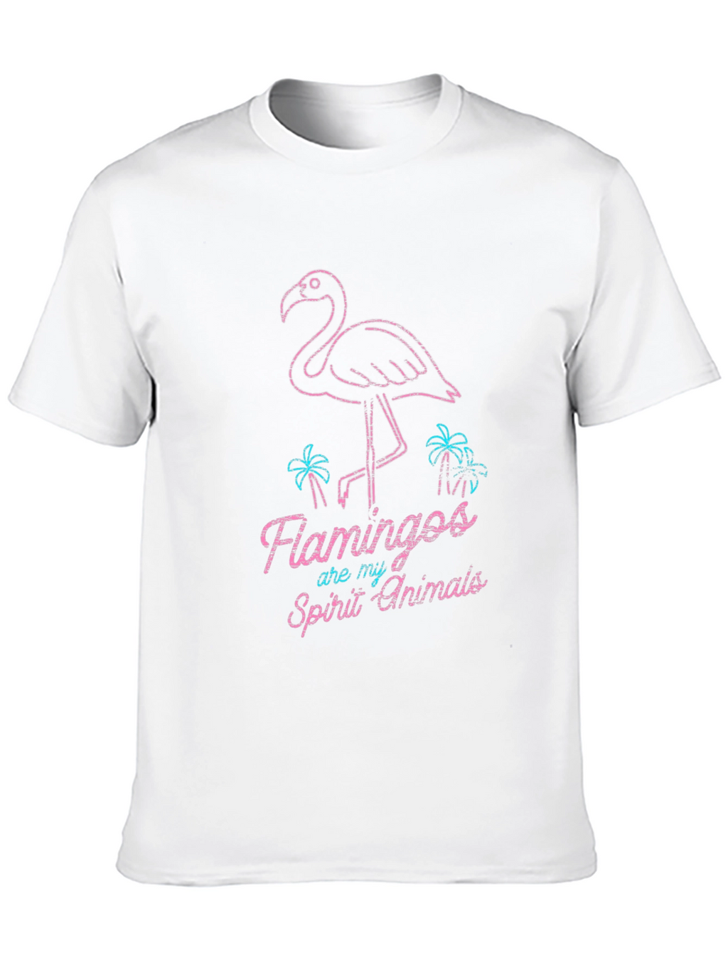 Flamingo Spirit Animal Graphic Tee
