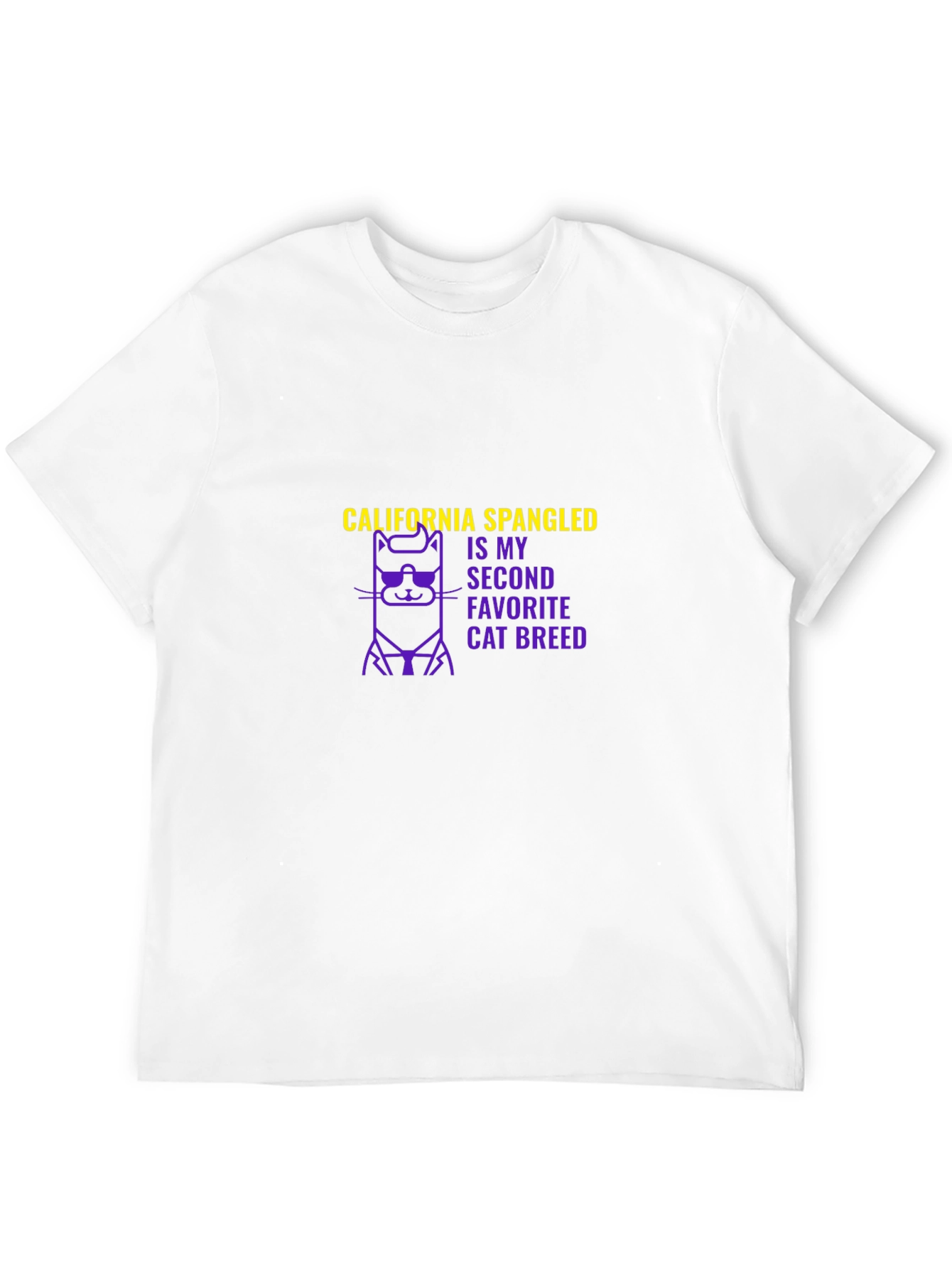 California Spangled Cat Breed Graphic T-Shirt