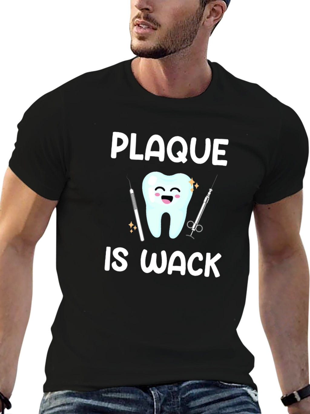 Plaque Is Wack Graphic T-Shirt