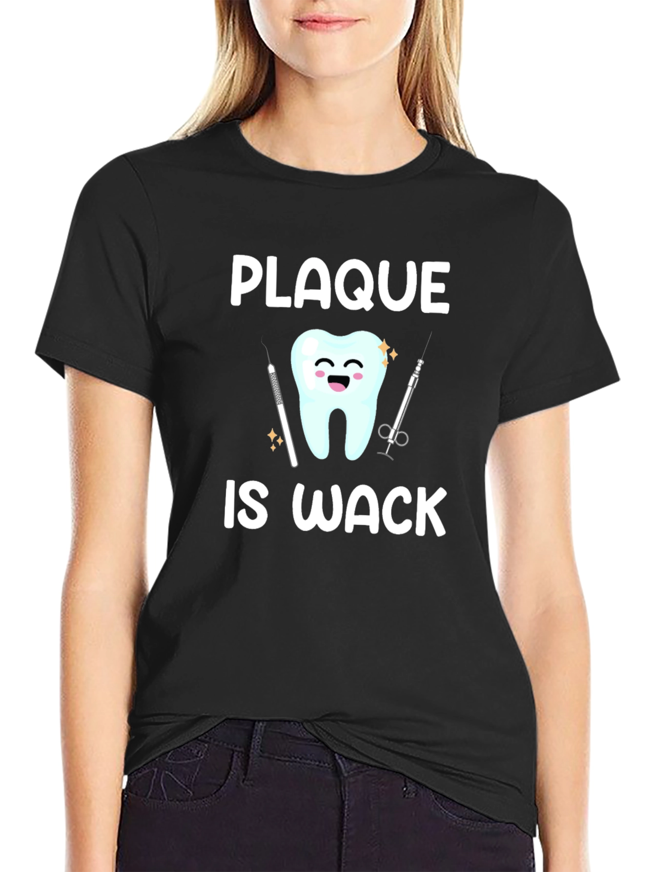 Plaque Is Wack Graphic T-Shirt
