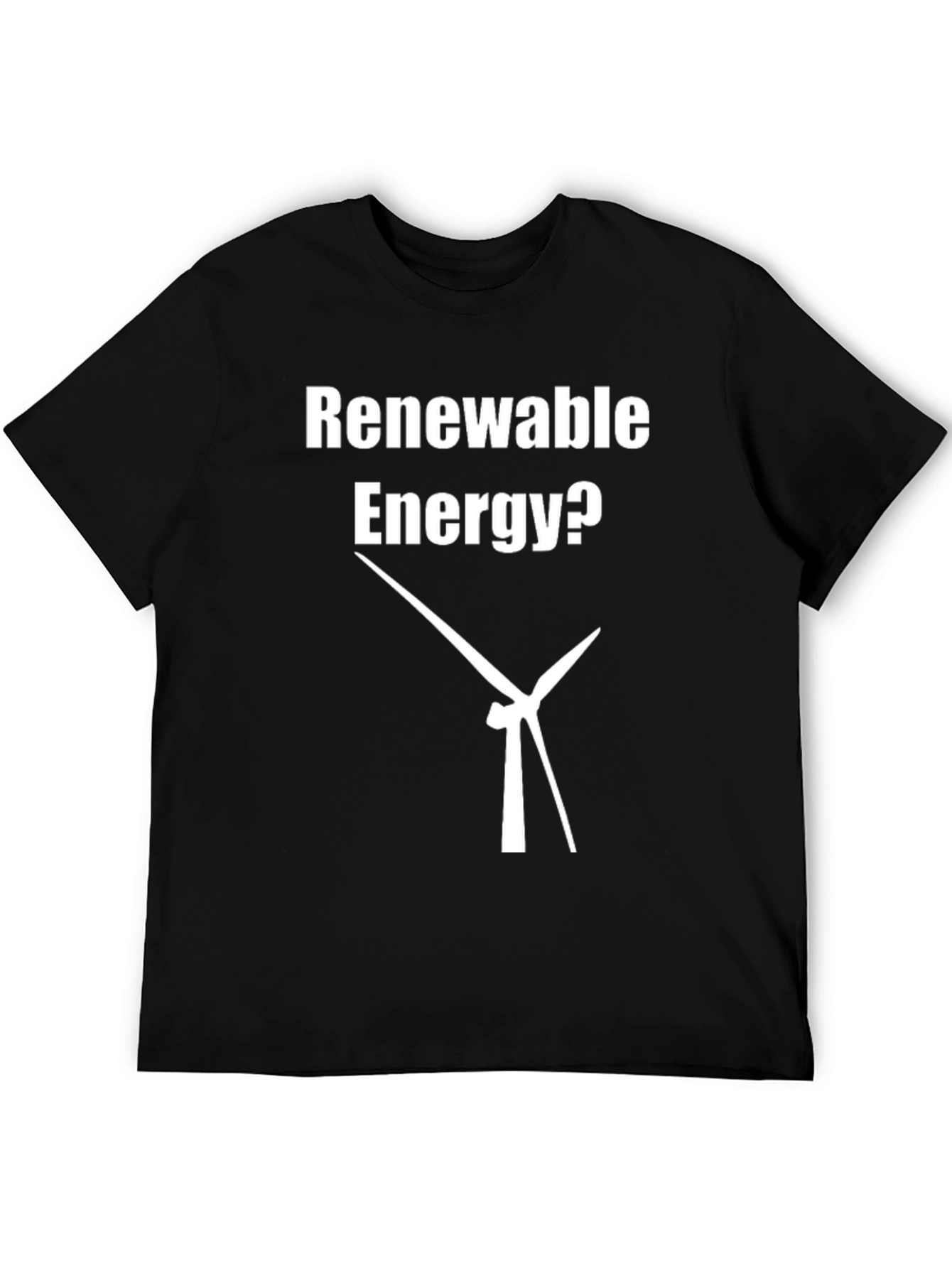 Renewable Energy Graphic T-Shirt - Eco Friendly