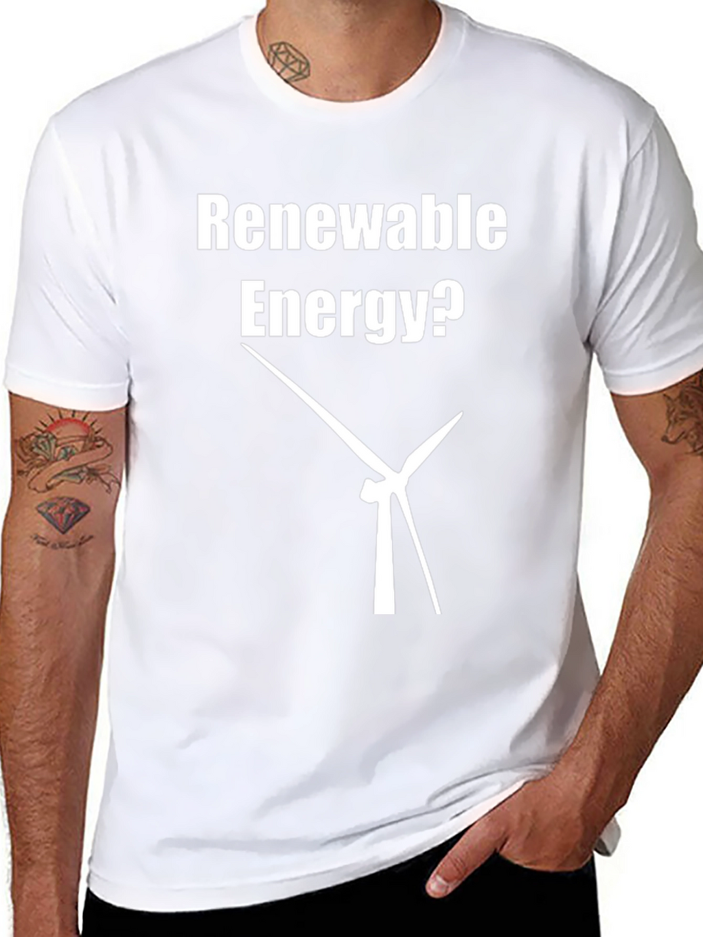 Renewable Energy Graphic T-Shirt - Eco Friendly