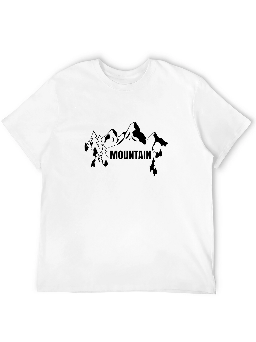 Mountain Graphic Black T-Shirt